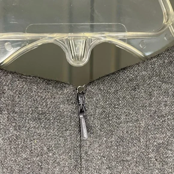 French Connection Classic Women's Sleeveless Sheath Dress (Size 0, Grey/Black) - Picture 5 of 6